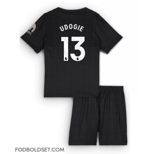 Tottenham Hotspur Destiny Udogie #13 Udebane Trøje Børn 2025-26 Kortærmet (+ Korte bukser)